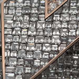 จี้ตัวอักษรแบบกำหนดเอง ประดับเพชรโมอิสซาไนต์ VVS แบบโมเสก สไตล์ฮิปฮอป รูปทรงลูกแพร์และบาแกตต์ - Product Image 5