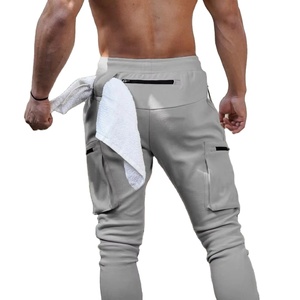 Leggings de sport pour homme personnalisés, légers, en nylon/coton, pour l'entraînement, la course à pied, séchage rapide, respirants, imperméables - Product Image 5