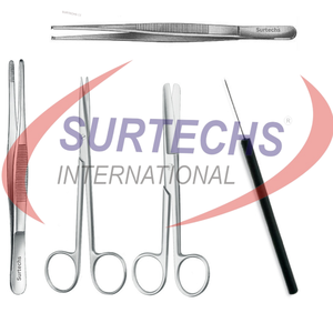 Venta directa Surtechs Kit de disección médica veterinaria de acero inoxidable 8 piezas Juego de instrumentos para estudiantes a precio barato - Product Image 2