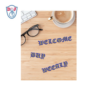 Collez sur A à Z gothique Script lettre patchs emblème brodé fer sur Appliques patchs de mode en tissu - Product Image 6