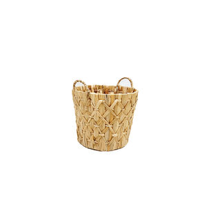 Artex Dong Thap Circle Woven Eco-Friendly Rustic Multifunction Natural Material <b>Basket</b> for <b>Storage</b>/Flower Pots/<b>Toys</b> - Product Image 5