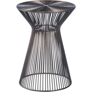 <b>Black</b> Color Metal Coffee <b>Side</b> <b>Table</b> Modern Design for Your Living Room or Lounge Space - Product Image 1