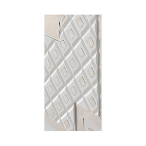 Table de chevet traditionnelle Krıstal avec détails argentés Table de chevet à tiroir blanc - Product Image 2