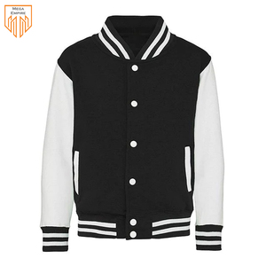 Vestes universitaires en coton pour enfants de haute qualité Vestes d'école de baseball professionnelles sur mesure avec col montant Produit le plus vendu - Product Image 5