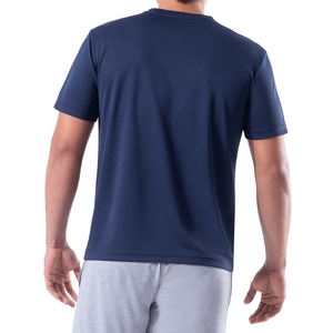Venta al por mayor 100% algodón poliéster hombres deportivo impreso camiseta Color sólido ligero secado rápido sudor absorbente de alta calidad - Product Image 3