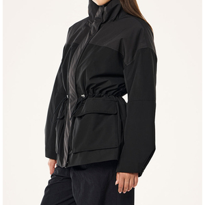 Chaqueta cortavientos con cremallera clásica para mujer, ropa deportiva elegante, chaqueta de invierno transpirable de peso pesado Musthave con logotipo personalizado - Product Image 3