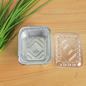 ถาดอาหารอลูมิเนียมฟอยล์สำหรับการจัดเลี้ยงและนำกลับบ้านได้และเตาอบที่ปลอดภัยสำหรับบรรจุภัณฑ์อาหาร - Product Image 1