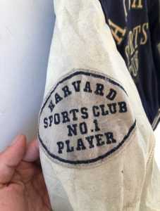 Universidad de Harvard Hombres Chaqueta Varsity de Cuero - Product Image 3