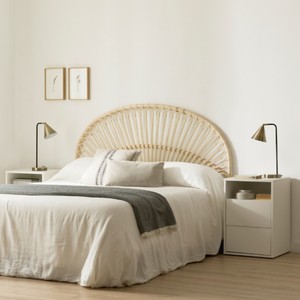 Venta al por mayor de cabecero de ratán para dormitorio, muebles para el hogar, cama moderna para el hogar, cabecero de pared de ratán tradicional hecho en Vietnam - Product Image 6