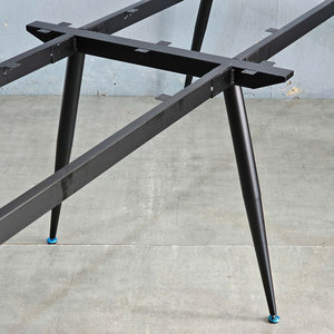 CONE Concept Midcentury Design Iron <b>Table</b> and Chair/Cabinet Legs 240x120cm Assembly Required for Dining <b>Sofa</b> Furniture-HCCO010 - Product Image 3