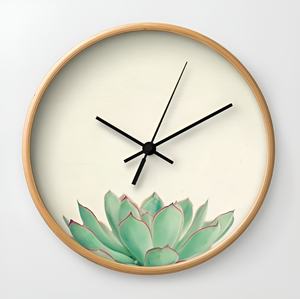 Meilleure vente horloge murale ronde en bois en forme de designer en bois pour décor accessoires décoratifs pour la maison horloges horloge murale - Product Image 1
