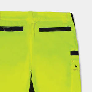 กางเกงเซฟตี้สำหรับผู้ชายกางเกงสะท้อนแสงสีแดง/ส้มมองเห็นได้ชัดเจน - Product Image 3