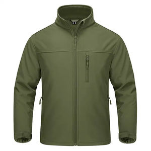 Nouvelle mode, vêtements décontractés, vestes softshell personnalisées pour hommes, style streetwear, saison hivernale, tissu softshell, OEM - Product Image 3