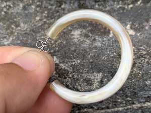 Boucles d'oreilles en corne de buffle, forme naturelle, taille personnalisée, meilleur design, nouveautés, écologiques, faites à la main, modernes, MN EXPORTS, mariage - Product Image 4
