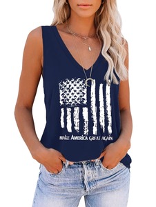 Camisetas sin mangas de sublimación de punto informales para mujer Diseño sin mangas transpirable con logotipo personalizable en la parte delantera Nueva colección - Product Image 4