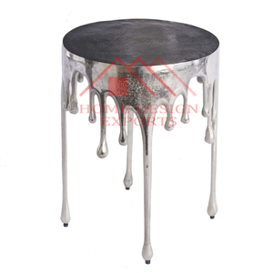 2025 superventas de fundición de aluminio Metal mesa auxiliar muebles mesa auxiliar hogar Hotel Bar y restaurante muebles - Product Image 1