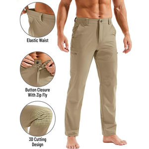 Nouveau pantalon cargo imperméable et coupe-vent de haute qualité avec design brodé, style vintage, taille haute pour hommes - Product Image 2