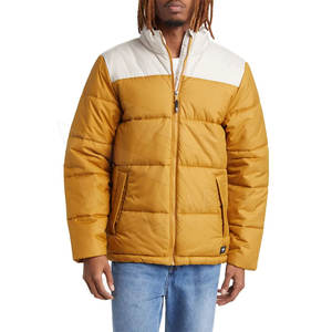 Chaqueta acolchada personalizada para hombre, chaqueta acolchada con capucha brillante informal de alta calidad, chaquetas acolchadas personalizadas al por mayor - Product Image 2