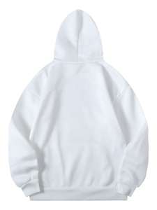 Sudadera con capucha y cremallera de gran tamaño para mujer con cuello con capucha de temporada de invierno con características completas personalizadas y posición frontal del logotipo - Product Image 5