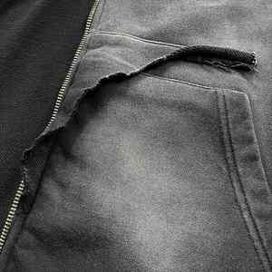 100% coton tissu hommes lavage à l'acide sweats à capuche adultes prix raisonnables léger fabriqué en usine pour la vente nouveau Stock sweats à capuche pour hommes - Product Image 5