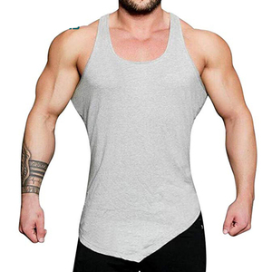 เสื้อกล้ามวิ่งออกกำลังกายแบบเรียบง่ายสำหรับผู้ชาย เสื้อยืดแขนกุดสำหรับฟิตเนสและออกกำลังกาย เสื้อกล้ามสำหรับเล่นกีฬาในยิม - Product Image 3