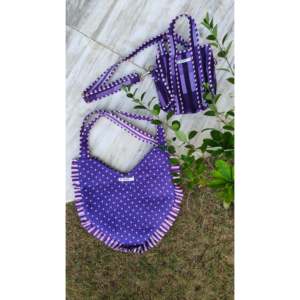 Bolso Tote Bohemio Jamun Polka Hobo - Product Image 2