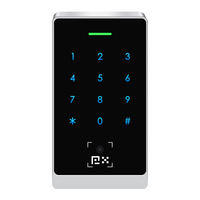 Lecteur de code QR étanche IP66 Wiegand RS485 125/13.56MHz EM+ + pour rotation à 360°, 26-64 bits, portée 1-4 cm, capteur CMOS ISO