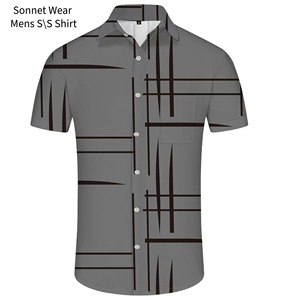 Mens Aop pattern printed Short sleeve Shirt - Product Image 4