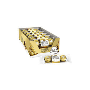 Fe-rrero Kusschen Chocolat Doux Solide Riche Gâterie Aromatisée pour les Amateurs de Chocolat Emballage en Vrac avec Ingrédients de Bonbons aux Fruits - Product Image 6