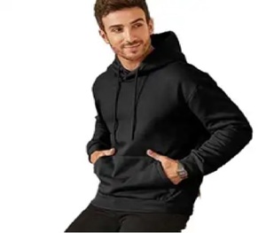 เสื้อฮู้ดสวมหัวปักแบรนด์ดีที่สุดสำหรับผู้หญิงและผู้ชายเสื้อฟลีซแขนยาวลำลองมีกระเป๋าดีไซน์เรียบฤดูหนาว - Product Image 1