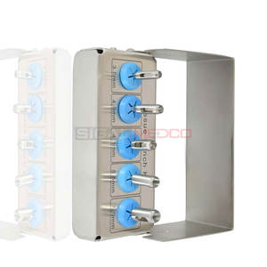 Kit de poinçons pour tissus dentaires, lot de 5 pièces avec support de fraise gratuit, implants chirurgicaux en acier inoxydable de qualité supérieure, instruments médicaux dentaires - Product Image 2