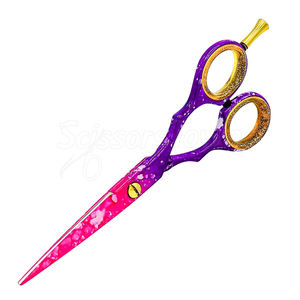 Tijeras de peluquero impresas personalizadas con diseño ergonómico, ideales para el corte de cabello de salón o hogar - Product Image 1