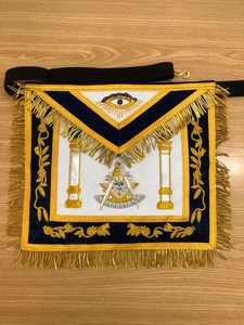 Masonic Regalia Past Masters Delantal masónico bordado a mano de alta calidad Delantal masónico bordado personalizado - Product Image 4