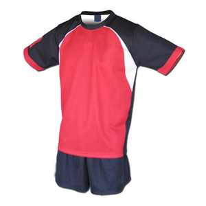 Conjunto de Camiseta y Pantalones Cortos de Rugby de Secado Rápido, Talla Grande, Ecológicos, Transpirables, con Estampado Digital Personalizado al por Mayor para Escuelas, Universidades y Clubes - Product Image 2