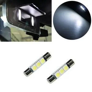 10PCS Auto LED 5050 SMD Festoonนําเข้าอุปกรณ์เสริมในรถยนต์อ่านหนังสือ 28 มม.31 มม.36 มม.39 มม.41 มม.ยานยนต์Led PA