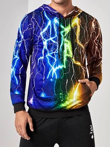 2022มีฮู้ดสำหรับผู้ชายไซส์ใหญ่พิเศษผ้าฟลีซดีไซน์สีพื้นมีซิปออกแบบได้ตามต้องการสำหรับฤดูหนาว XS - Product Image 6