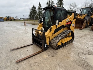 Low Hour Used CAT 259D3 Crawler Loader Premium Diesel Engine Hydraulic System Front Bucket - Product Image 2