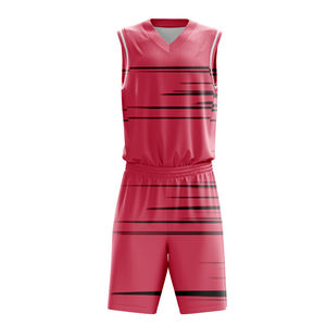 Ventes en gros d'usine Maillot de basket-ball Ensemble de sport Logo imprimé de haute qualité personnalisé Nom Maillot pour hommes et jeunes Shorts Uniformes de basket-ball - Product Image 1