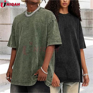 เสื้อยืดวินเทจขนาดใหญ่สำหรับผู้ชายและผู้หญิงทรงโอเวอร์ไซส์พร้อมแขนสั้นคลาสสิกสำหรับผู้ชายสไตล์ทางการ - Product Image 2