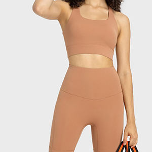 2025 produit en gros vêtements de sport vêtements de sport entraînement Fitness vêtements de sport 2 pièces ensemble femmes femmes ensembles - Product Image 6