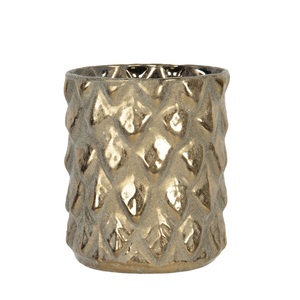 Maceta de flores de color dorado de tamaño amplio con soporte de metal y color y tamaño personalizados para centros comerciales de hoteles en casa - Product Image 6