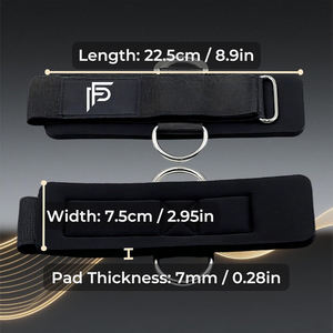 Muñequeras Resistentes con Acolchado de Neopreno, Correas Ajustables para Máquinas de Cable, Protección Profesional, Personalizable OEM - Product Image 5