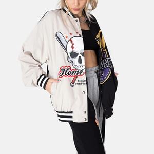 Chaqueta de invierno de secado rápido personalizada al por mayor, cortavientos de béisbol impermeable para hombre de talla grande, estilo callejero de lona - Product Image 6