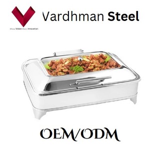 Recipiente Rectangular para Buffet con Amortiguador Hidráulico, Personalizable con Logotipo, de Acero Inoxidable de 7L, para Mantener la Temperatura de los Alimentos - Product Image 5