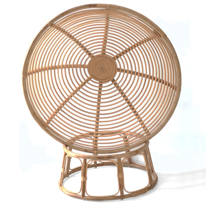 เก้าอี้ปาปาปาซานหวายแบบสบายๆห้องนั่งเล่นห้องนอนห้องอ่านหนังสือเฟอร์นิเจอร์เก้าอี้เลานจ์ลายอ้อย - Product Image 2