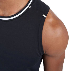Débardeurs décontractés pour hommes en coton/polyester respirant écologique sur mesure avec logo personnalisé Taille XL - Product Image 5