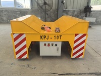 Nouvelle charrette de transfert à rail en acier télécommandée, chariot plat pour atelier de fabrication, usage domestique et applications de restauration