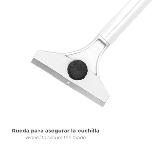 Scraper with Metal Handle and 10cm Blade - Product Image 4