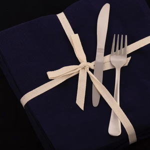 100% ensemble de serviettes en satin de coton à séchage rapide serviette en lin solide blanc tissé pour la maison hôtels restaurants utilisation durable de la cuisine - Product Image 1