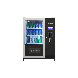 Smart Fridge Automatic Combo Vending Machine for Snacks and Drinks with Refrigerator for Office Building